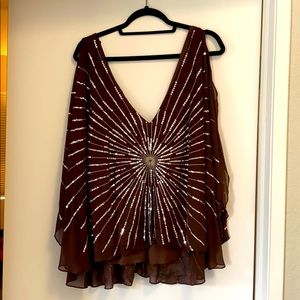 BCBG sequined top